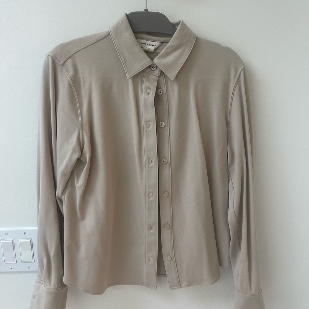 Club Monaco Light Tan Polo
